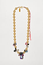 Load image into Gallery viewer, Abacus Row Moon Flower Necklace - No. 14