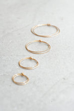 Load image into Gallery viewer, Abacus Row Simple Hoops - Mini