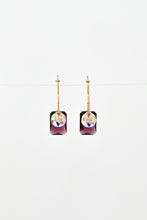 Load image into Gallery viewer, Abacus Row Sweet Pea Earrings - No. 35