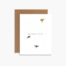 Load image into Gallery viewer, Souvenir Stationery - To A Rare Bird Happy Birthday Letterpress - Greeting Card
