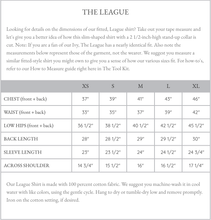 Load image into Gallery viewer, Claridge + King - The League in Black + White Stripe: XL