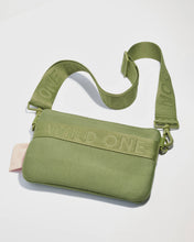 Load image into Gallery viewer, Wild One - Recycled Knit Eco Cross Body Treat Pouch: Spruce