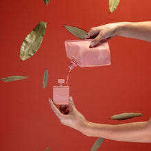 Load image into Gallery viewer, REFILLABLE Orange Corriander Nourishing Pocket Sanitizer