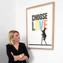 Load image into Gallery viewer, HAM Fine Art Hand-Pulled Screen Print - Swing Rabbit