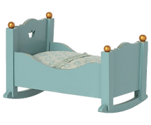 Load image into Gallery viewer, Maileg Cradle, Baby Mouse - Blue