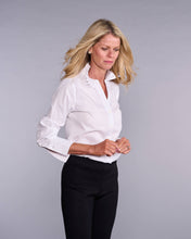Load image into Gallery viewer, Claridge + King - The Pleated League in Crisp White (Easy-Care): M