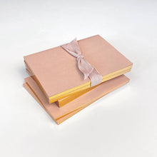 Load image into Gallery viewer, Wms & Co. Blush Jotters with Gilded edge (Set of Two)