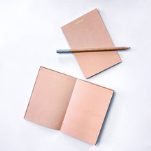 Load image into Gallery viewer, Wms & Co. Blush Jotters with Gilded edge (Set of Two)
