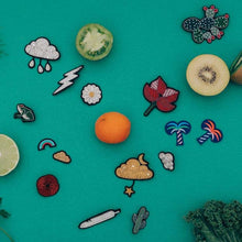 Load image into Gallery viewer, Macon & Lesquoy - Brooch - Cloud and Rain