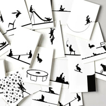 Load image into Gallery viewer, HAM Luxury Greeting Card - Yoga Rabbit
