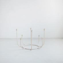 Load image into Gallery viewer, The Floral Society - Beacon Long Stem Candelabra - Parchment