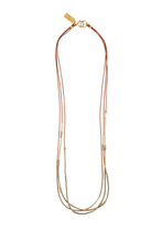 Load image into Gallery viewer, Abacus Row Pictor Necklace - Clay