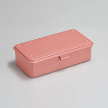 Load image into Gallery viewer, Toyo Steel Toolbox T-190 Steel Stackable Storage Box | Live Coral