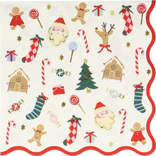 Load image into Gallery viewer, Meri Meri - Jolly Christmas Small Napkins