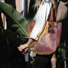 Load image into Gallery viewer, Tracey Tanner - Iridescent Tallula Tote | Hologram Fuschia