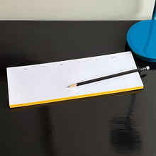 Load image into Gallery viewer, Wms&Co. Keyboard Planner Pads Gold Foil Edged / Weekly Desk Planner