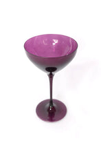Load image into Gallery viewer, Estelle Colored Glass Martini - Amethyst