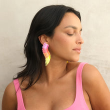 Load image into Gallery viewer, Mignonne Gavigan Madeline Earrings - Pink Yellow