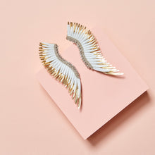 Load image into Gallery viewer, Mignonne Gavigan Madeline Earrings - White + Gold