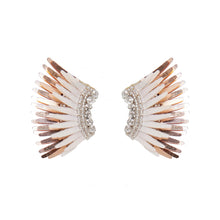 Load image into Gallery viewer, Mignonne Gavigan Mini Madeline Earrings - Ivory + Rose Gold