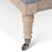 Load image into Gallery viewer, Cane and Velvet Wingback Chair