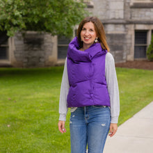 Load image into Gallery viewer, Pretty Rugged Waterproof Pretty Puffer Vest - Purple