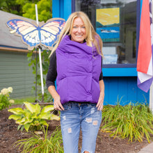 Load image into Gallery viewer, Pretty Rugged Waterproof Pretty Puffer Vest - Purple