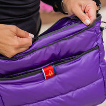 Load image into Gallery viewer, Pretty Rugged Puffer Bag - Purple