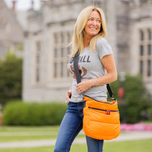 Load image into Gallery viewer, Pretty Rugged Puffer Bag - Orange