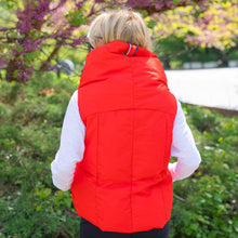 Load image into Gallery viewer, Pretty Rugged Waterproof Pretty Puffer Vest - Red