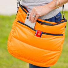Load image into Gallery viewer, Pretty Rugged Puffer Bag - Orange