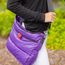Load image into Gallery viewer, Pretty Rugged Puffer Bag - Purple