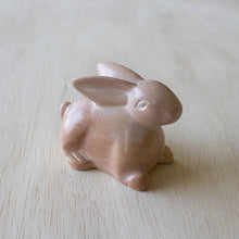 Load image into Gallery viewer, Soapstone Hand-Carved Bunny Resting