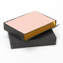 Load image into Gallery viewer, Wms&Co. Notecard/Envelope Set: Blush with Gold edges