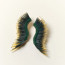 Load image into Gallery viewer, Mignonne Gavigan Madeline Earrings - Emerald Gold