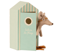 Load image into Gallery viewer, Maileg Beach mice - Big brother in Cabin de Plage
