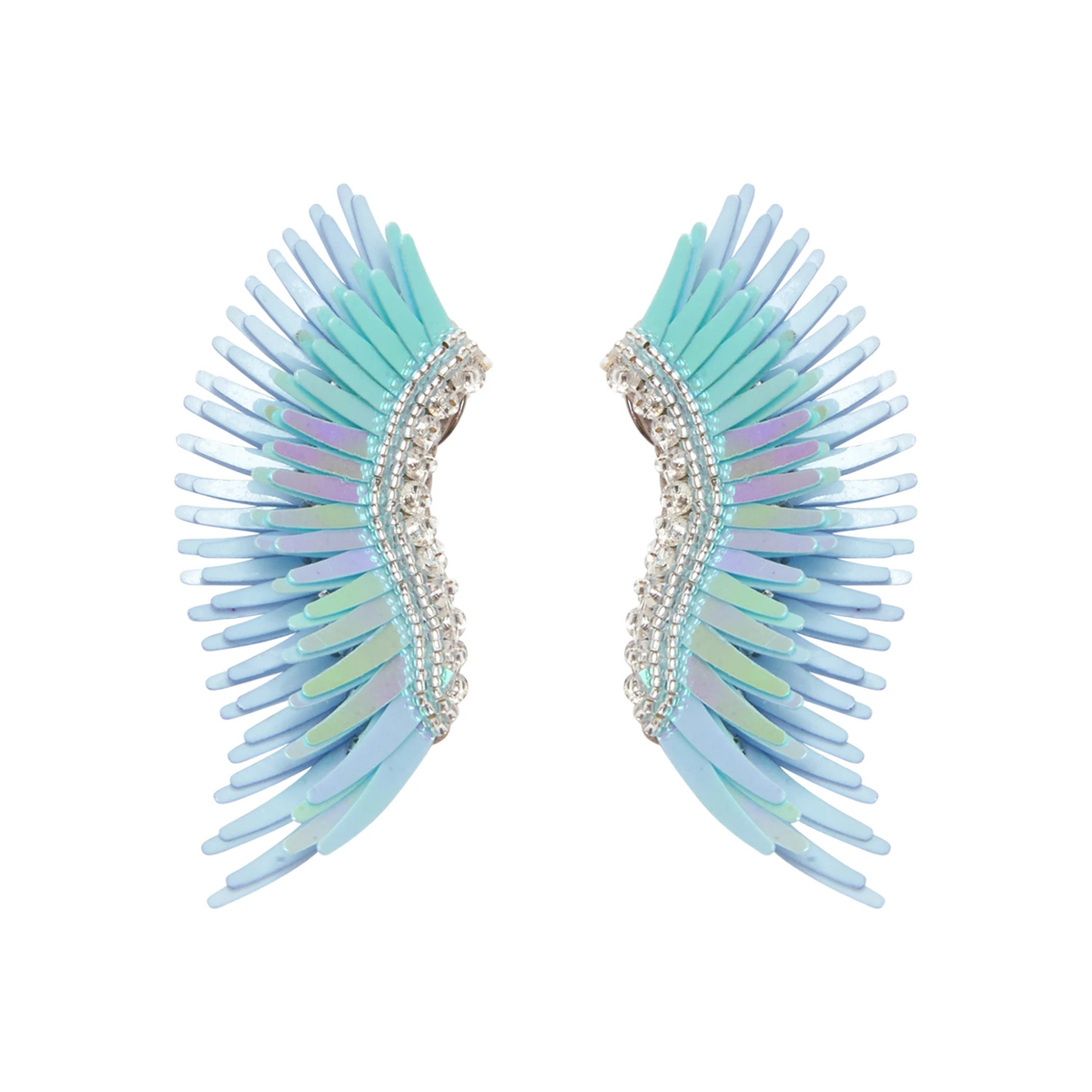 Mignonne Gavigan Midi Madeline Earrings - Metallic Blue