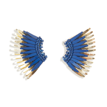 Load image into Gallery viewer, Mignonne Gavigan Mini Madeline Earrings - Navy Gold
