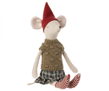 Load image into Gallery viewer, Maileg Christmas Mouse Girl - Medium