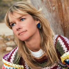 Load image into Gallery viewer, Mignonne Gavigan Mini Madeline Earrings - Navy Gold