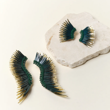 Load image into Gallery viewer, Mignonne Gavigan Madeline Earrings - Emerald Gold