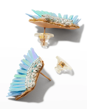 Load image into Gallery viewer, Mignonne Gavigan Micro Madeline Earrings - Metallic Blue