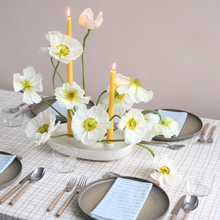 Load image into Gallery viewer, The Floral Society Ceramic Flower Frog Bowl & Taper Holder