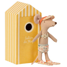 Load image into Gallery viewer, Maileg Beach mice - Big Sister in Cabin de Plage