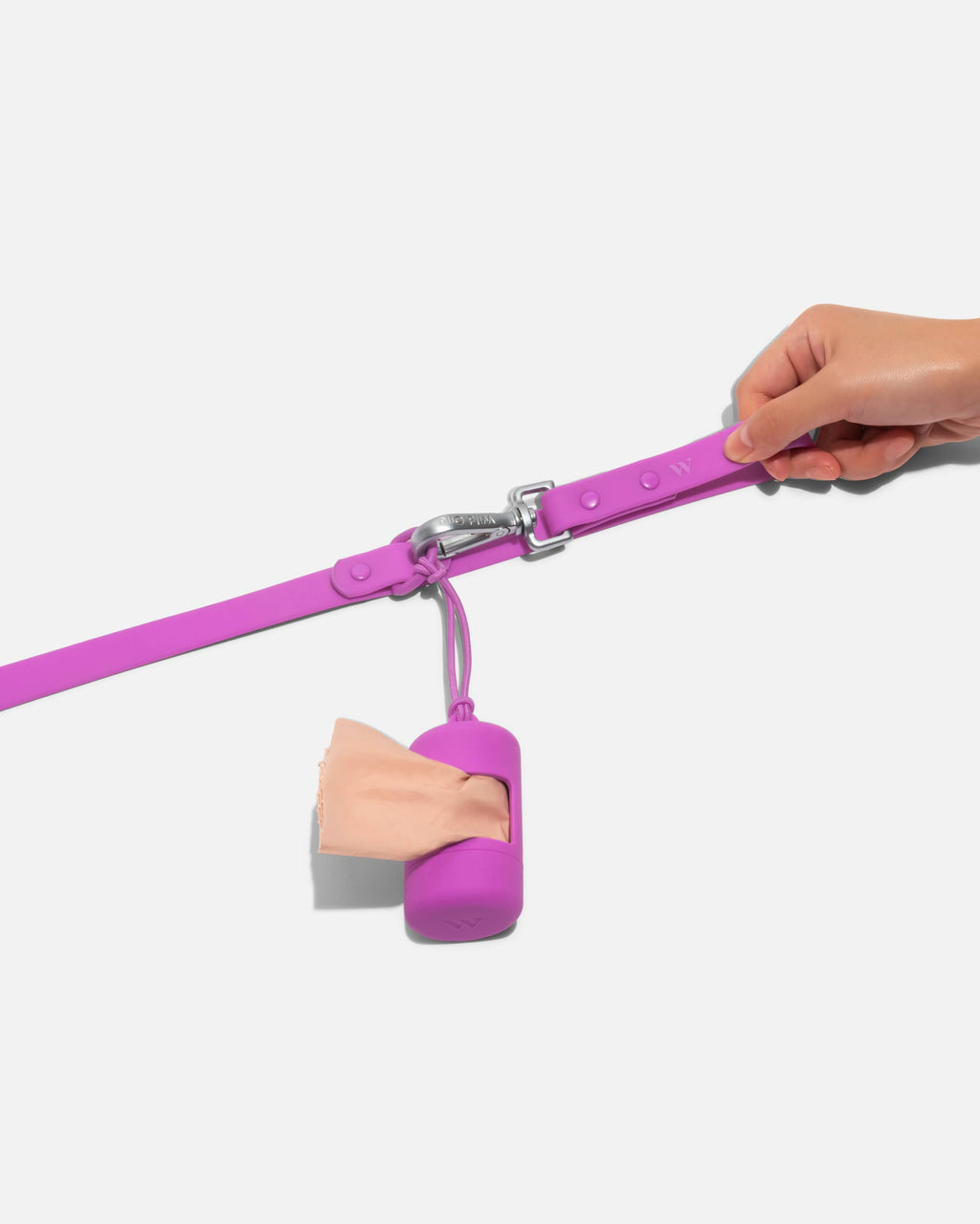 Wild One - Poop Bag Carrier Dispenser for Pets & Dogs - Orchid