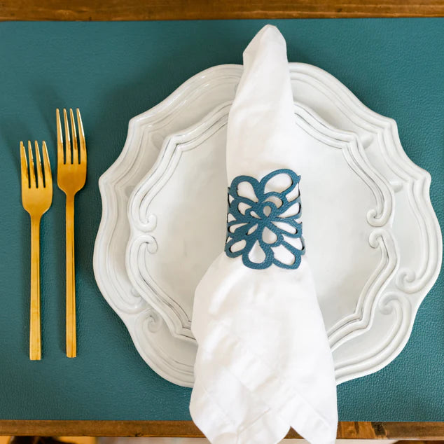 Uashmama Lacemat Napkin Ring | Silver