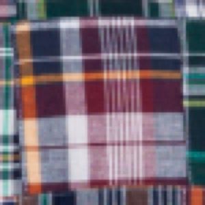 Criquet Madras Pearl Snap Button Down - Navy Multi