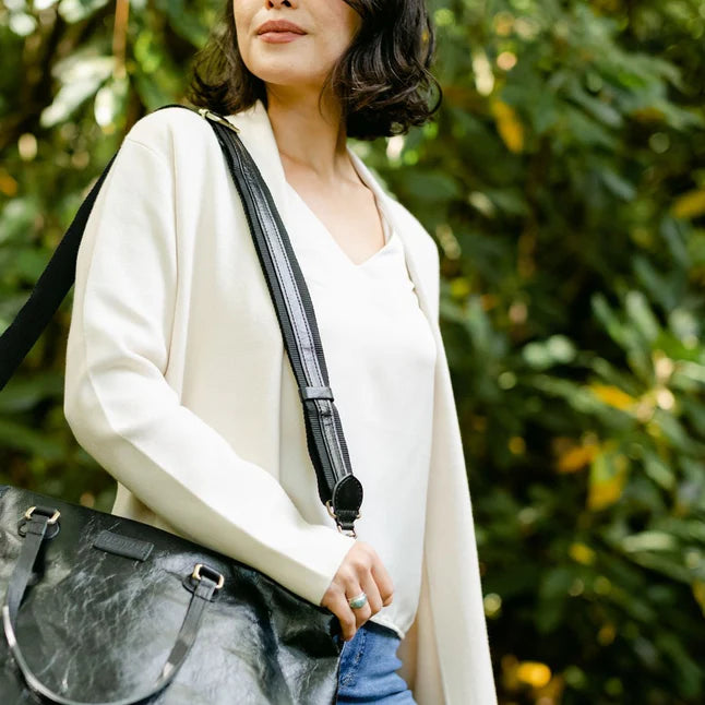 Uashmama Crossbody Bag Straps - Glossy Black