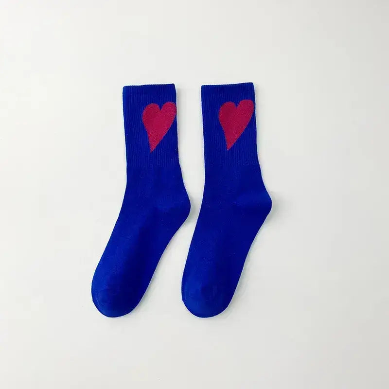 Yaya's Luxe Wholesale - Women's Socks with Hearts: Yellow