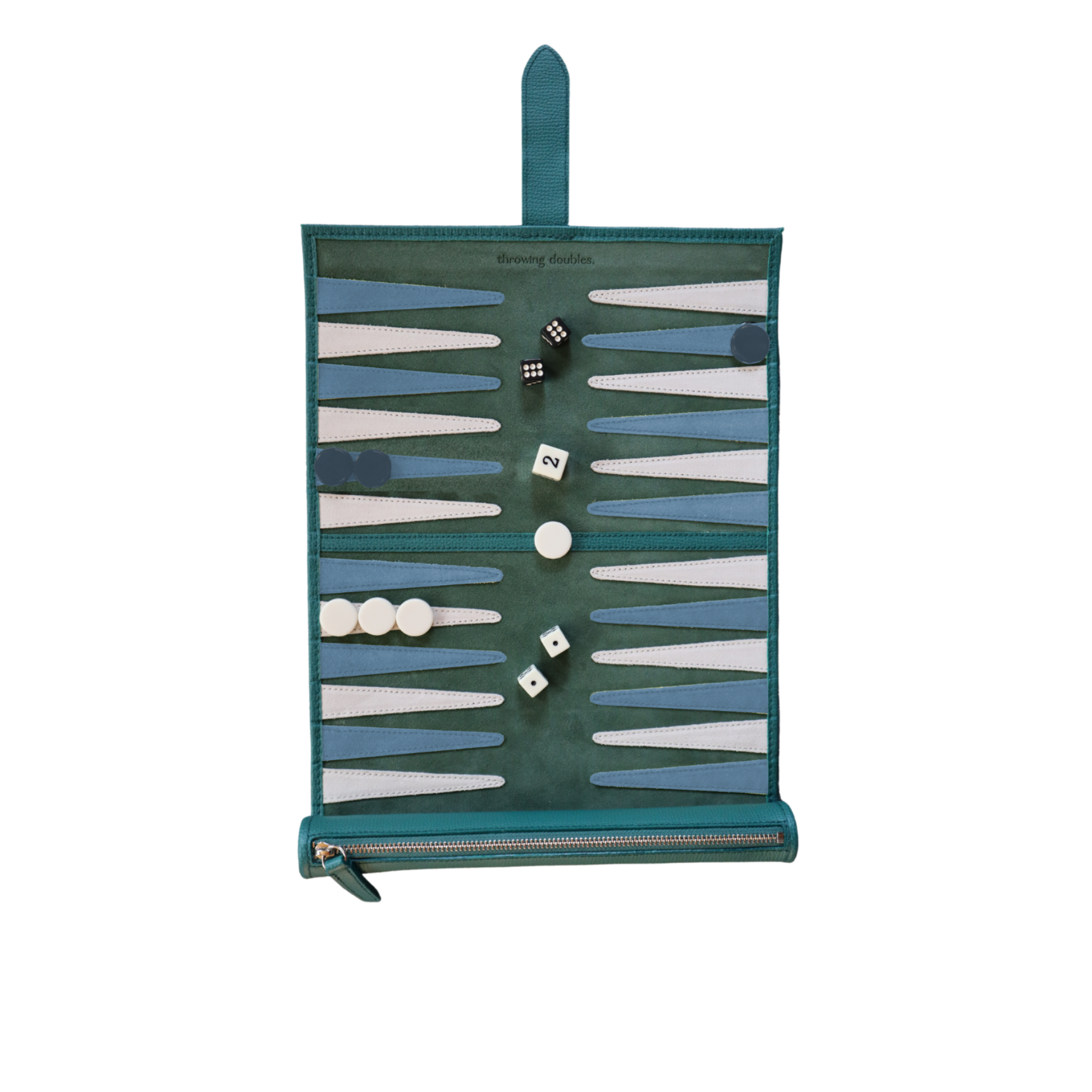 Throwing Doubles - Travel Backgammon Board - Cyprus